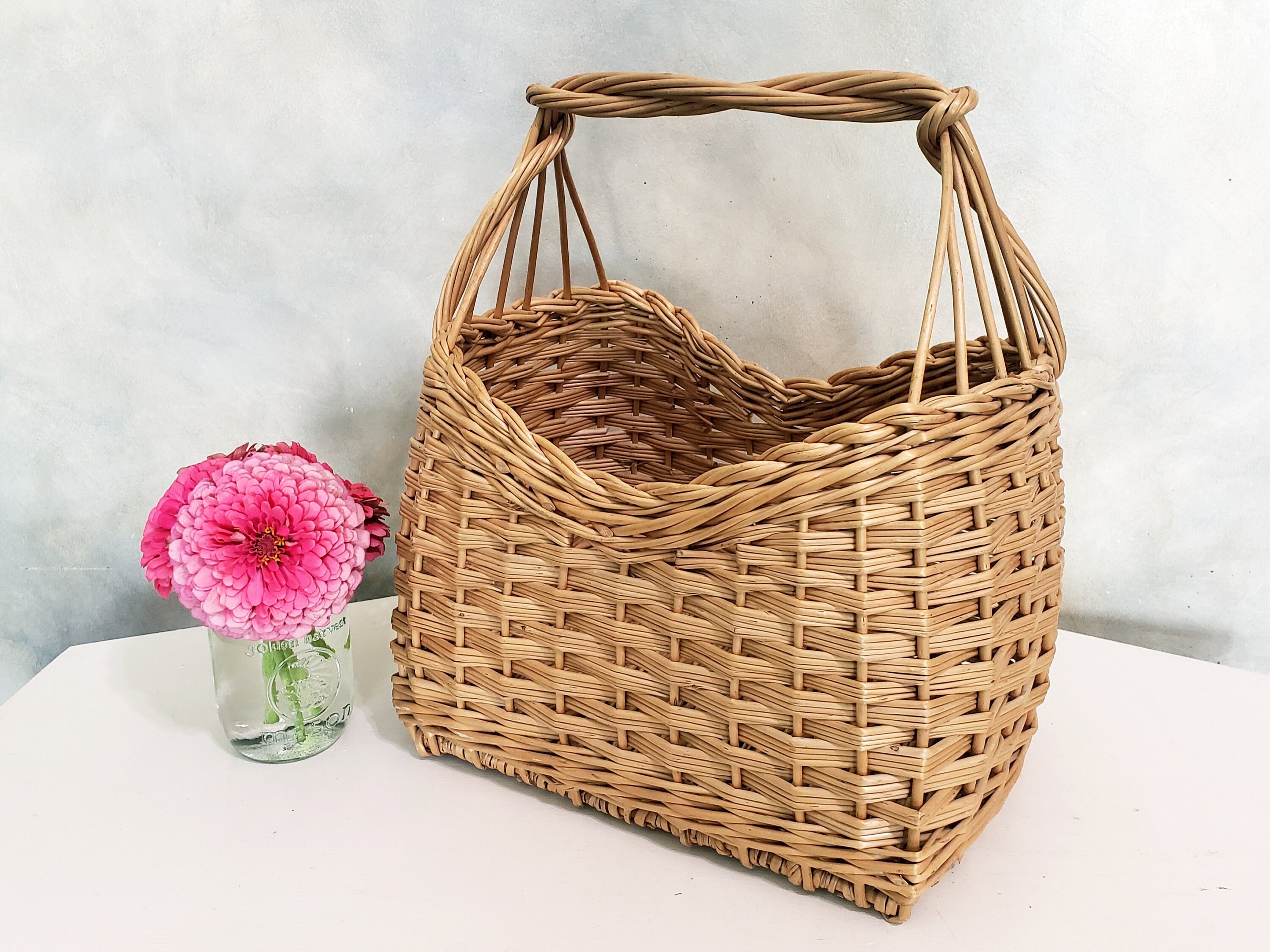 Garden Gathering Basket  Amish Harvest & Farmers Market Basket