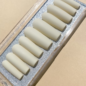 Sand Storm Press On Nails | Beige Nails | Fall Nails | Short Nails | Cream Nails