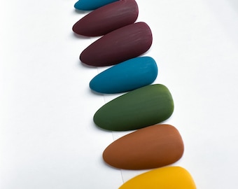 Autumn Break | Custom Nails | Fall Autumn Nails | Ombre Nails | Press On Nails
