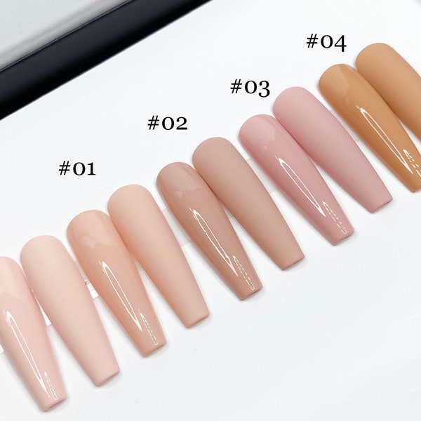 Choose Your Nude Press On Nails | Nude Nails | Solid Neutral Nails | Spring Summer Fall Nails