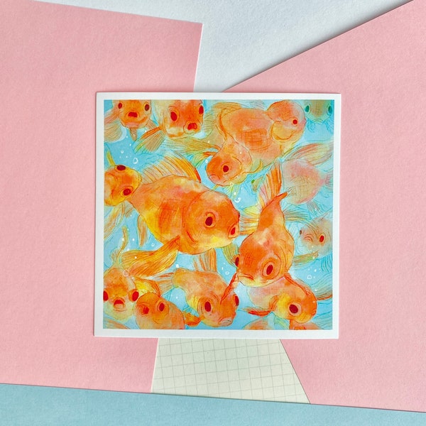 Goldfish Galleria Mini Art Print (NEW SIZE)