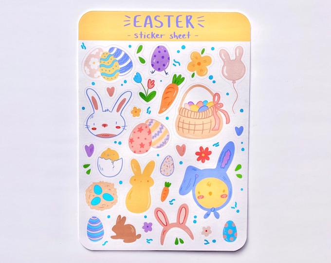 Easter Sticker Sheet - Planner & Journal Stickers