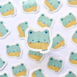 Cozy Bear? Vinyl Waterproof Sticker