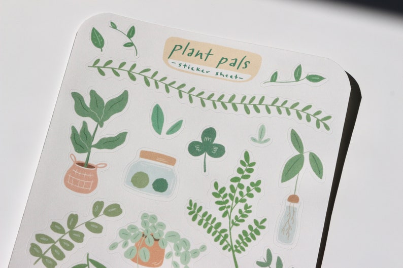Plant Pals Sticker Sheet Planner & Journal Stickers image 2