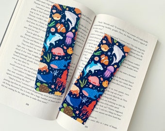 Sea Life Bookmark • Double Sided 16pt thickness