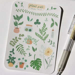 Plant Pals Sticker Sheet Planner & Journal Stickers image 3