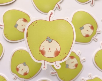 Apple Boy | Fruity Fellas Vinyl Sticker