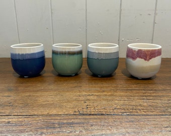 Ombre plant pot, Mini plant pot, Ceramic plant pot, 6cm plant pot, Indoor planter