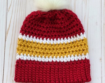 Chiefs Winter Hat - Etsy