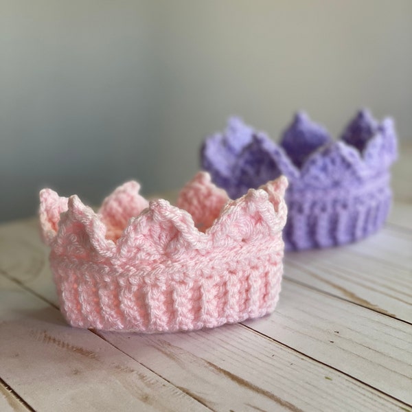 Crochet Child Crown | Child Crown Headband | Child Crown Earwarmer | Kids Dressup Crown | Baby Crown