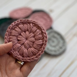 Cotton Face Pads | Face Scrubbies | Crochet Cotton Scrubbies | Reusable Face Rounds | Makeup Remover Pads