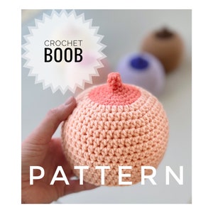 Crochet Breast Anatomy Pattern | PDF Digital Download | Beginner Crochet Educational & Novelty Prop Pattern | Lactation Demonstration Aid