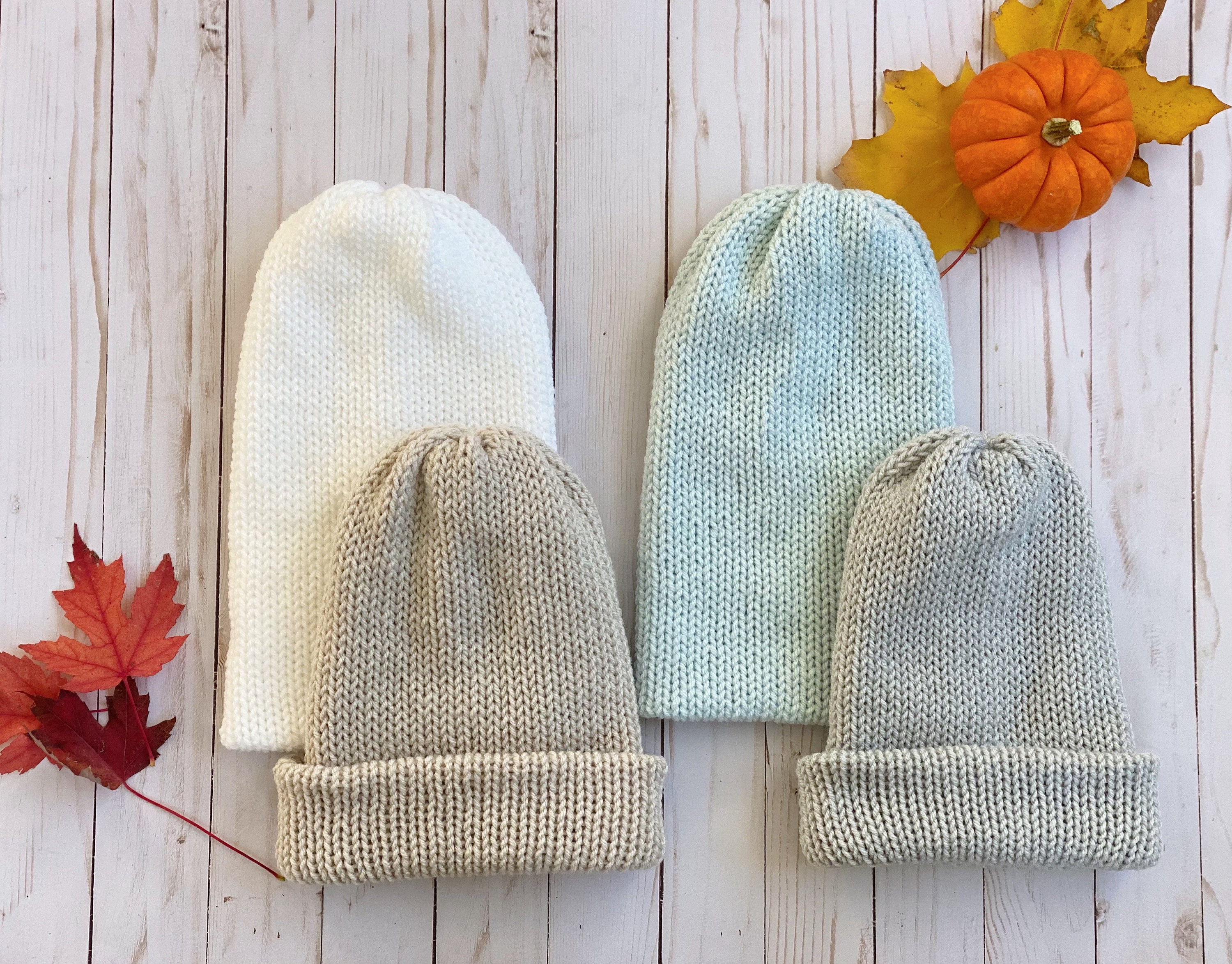 Double-Layer Beanie Hat Ultra Soft Stretchy Cuffless Unisex Warm Thick Winter Women main image 3