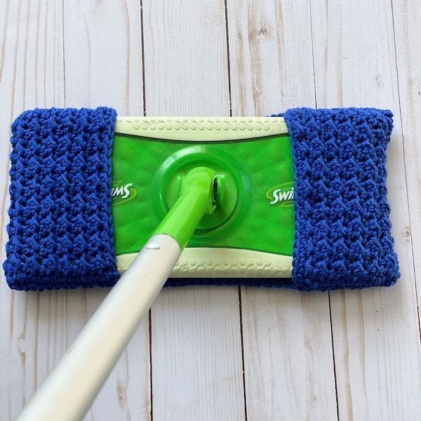 Reusable Swiffer Sweeper Pad | Crochet Swiffer Pad | Cotton Swiffer Pad | Textured Swiffer Sweeper Mop Pad | Mop Pad