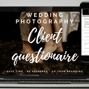 wedding photography questionaire template for clients, photographer forms, wedding questionaire, photography prep guide, business forms