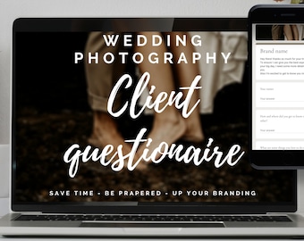 wedding photography questionaire template for clients, photographer forms, wedding questionaire, photography prep guide, business forms