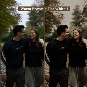 Lightroom Preset warm brownie preset bundle, Warm Preset, Moody brown preset, moody warm preset, dark warm preset, wedding preset image 6