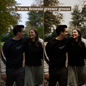 Lightroom Preset warm brownie preset bundle, Warm Preset, Moody brown preset, moody warm preset, dark warm preset, wedding preset image 8