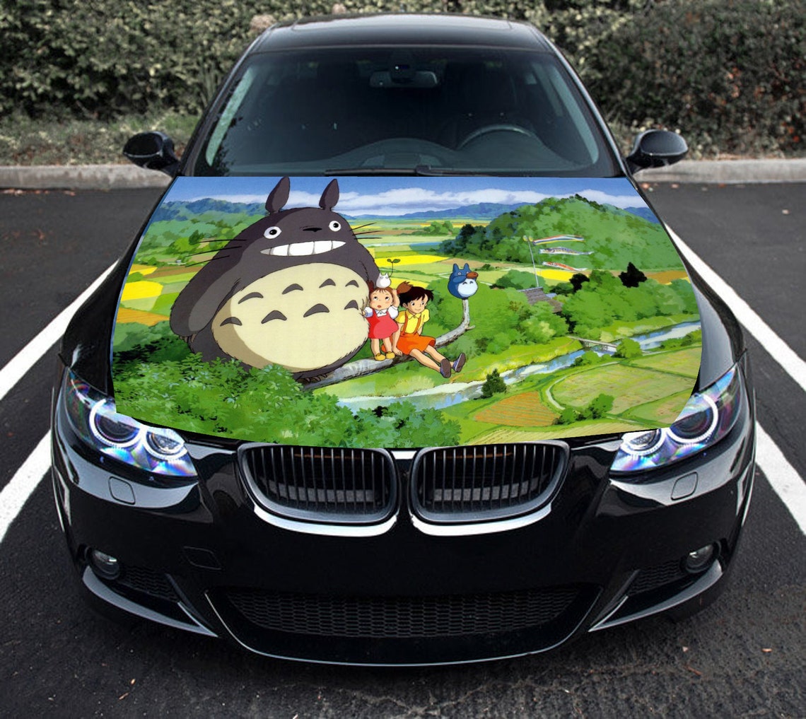 Japanese animation car hood decal Etsy