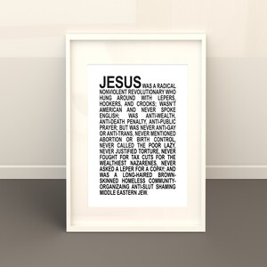 Affiche De Citation De La Justice Sociale De Jesus Etsy