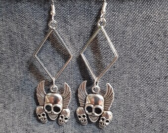 Punk Skull Earrings