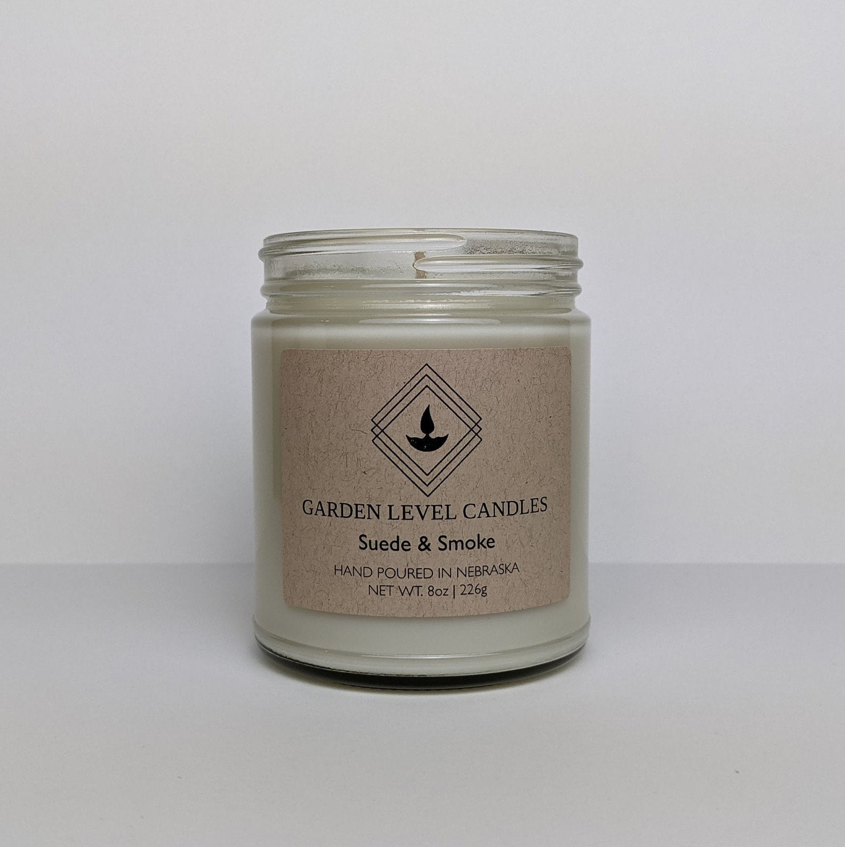 Suede & Smoke Scented Soy Candle Etsy