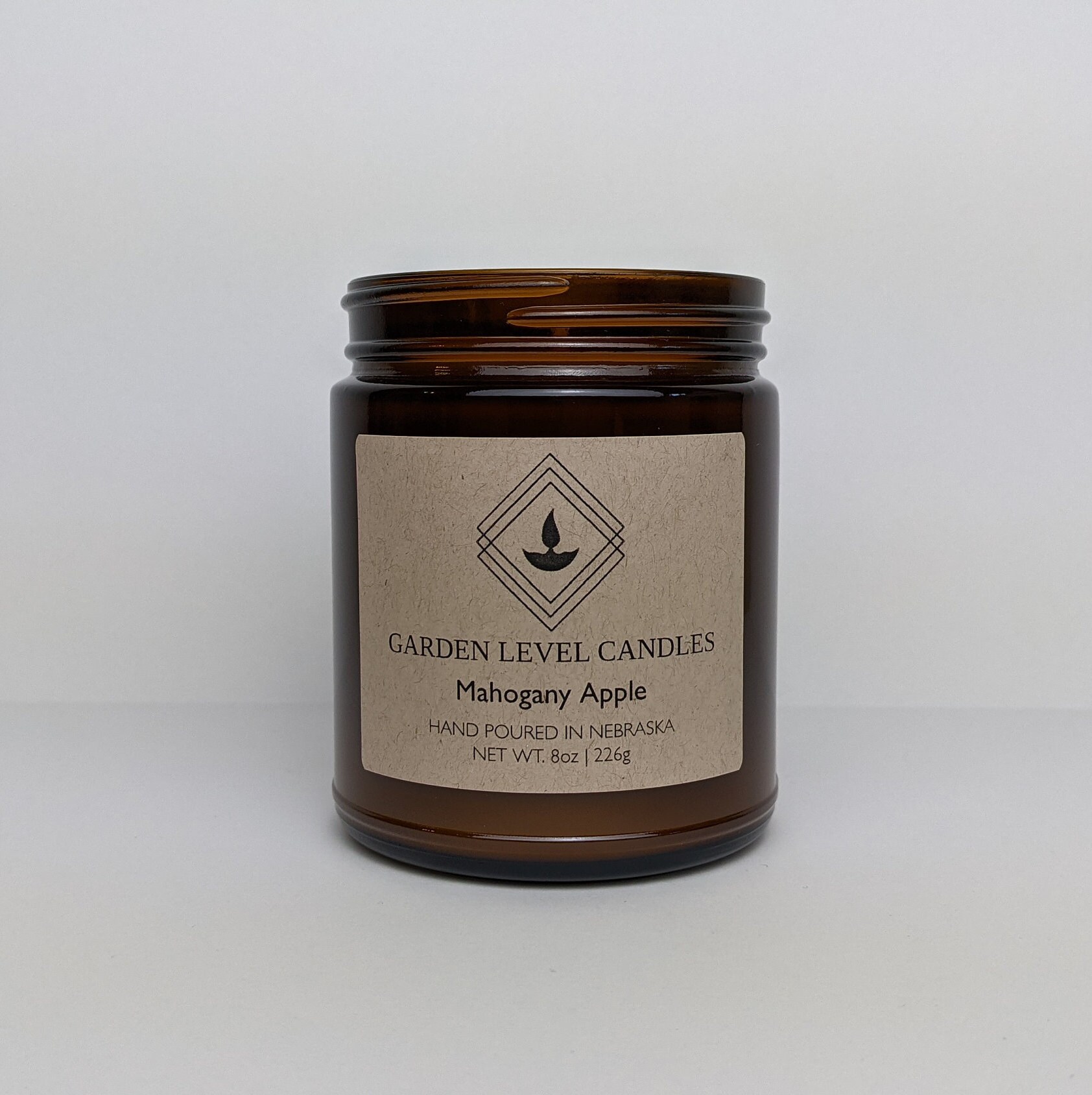 Mahogany Apple Scented Soy Candle Etsy