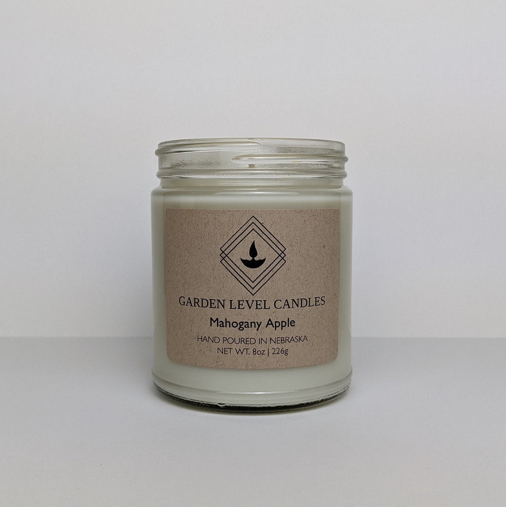 Mahogany Apple Scented Soy Candle Etsy