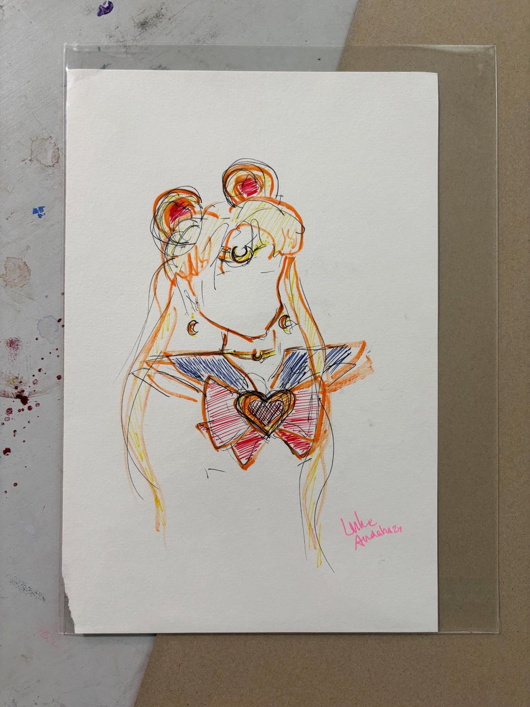 Sailor Moon Portrait Sailor Moon Drawing Sailor Moon Art Faceless