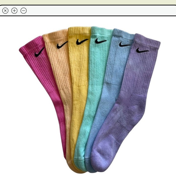 Tie Dye Nike Socks - Etsy