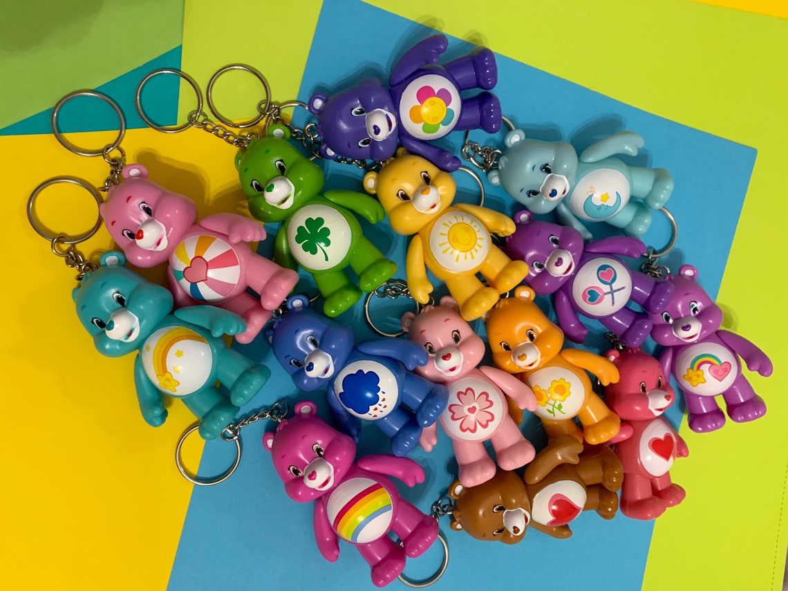 Vintage Care Bear Keychains Your Choice 3 Etsy