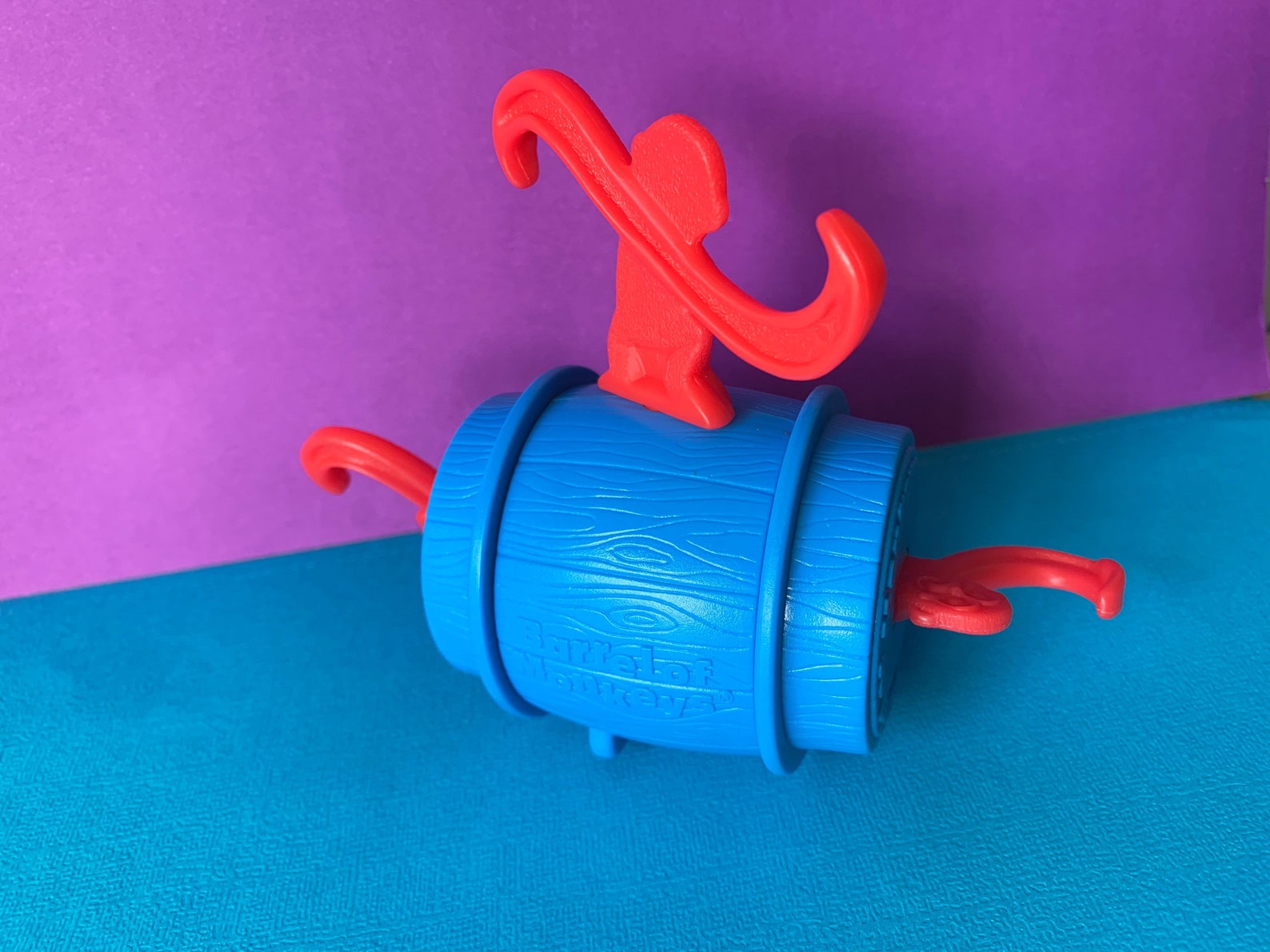 toy story monkey in a barrel