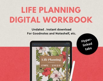 Life Planning Digital Workbook 2020, Digital Planner