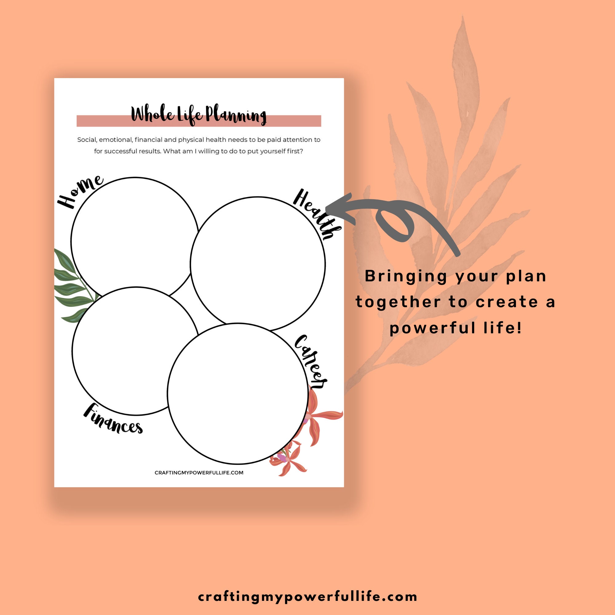 The Life Planning Printable Workbook - Undated - Etsy