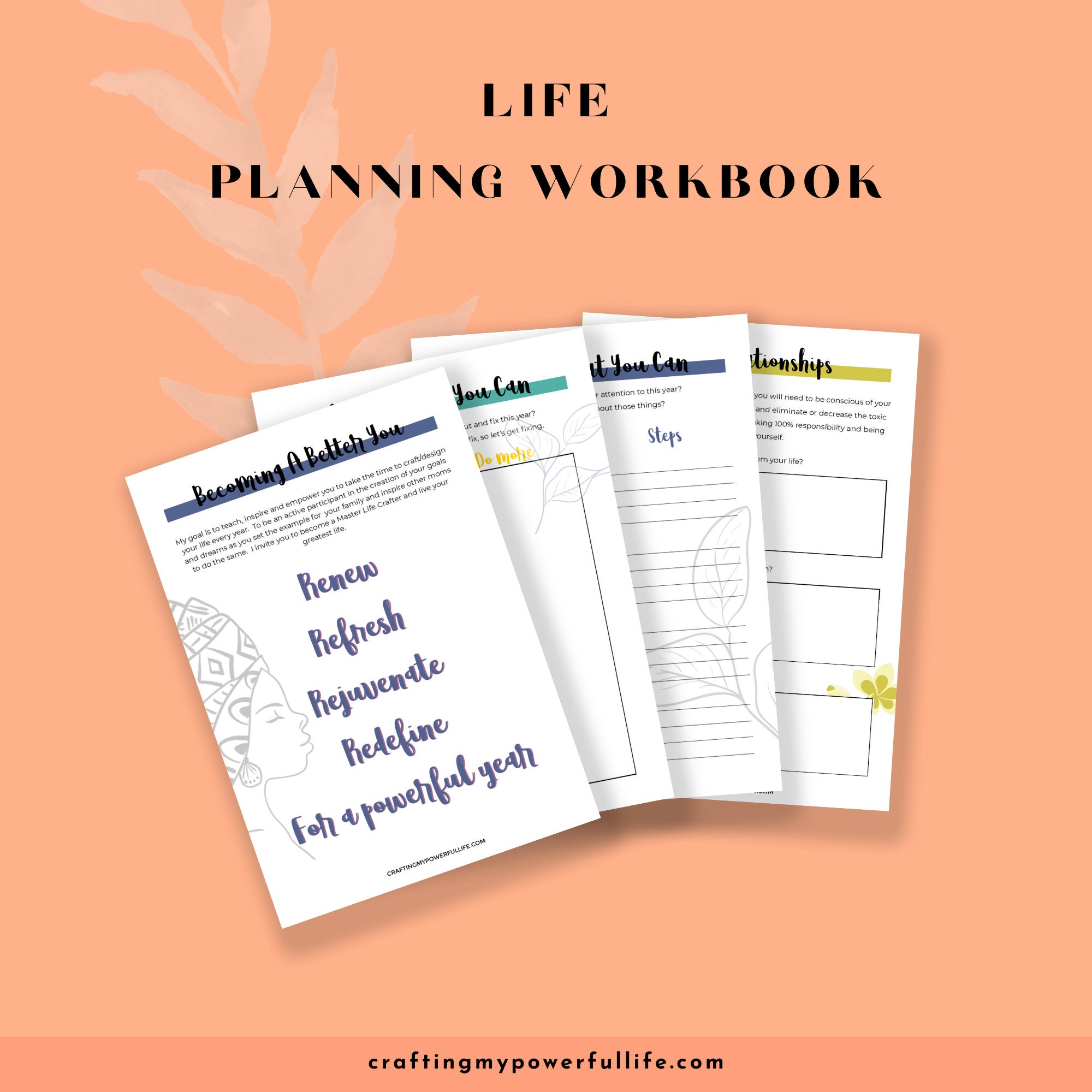 The Life Planning Printable Workbook Undated - Etsy