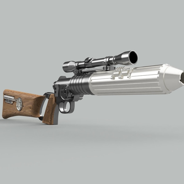 Boba Fett blaster EE-3 Mandalorian / The Book of Boba Fett 3D Model 3D Files (Download)