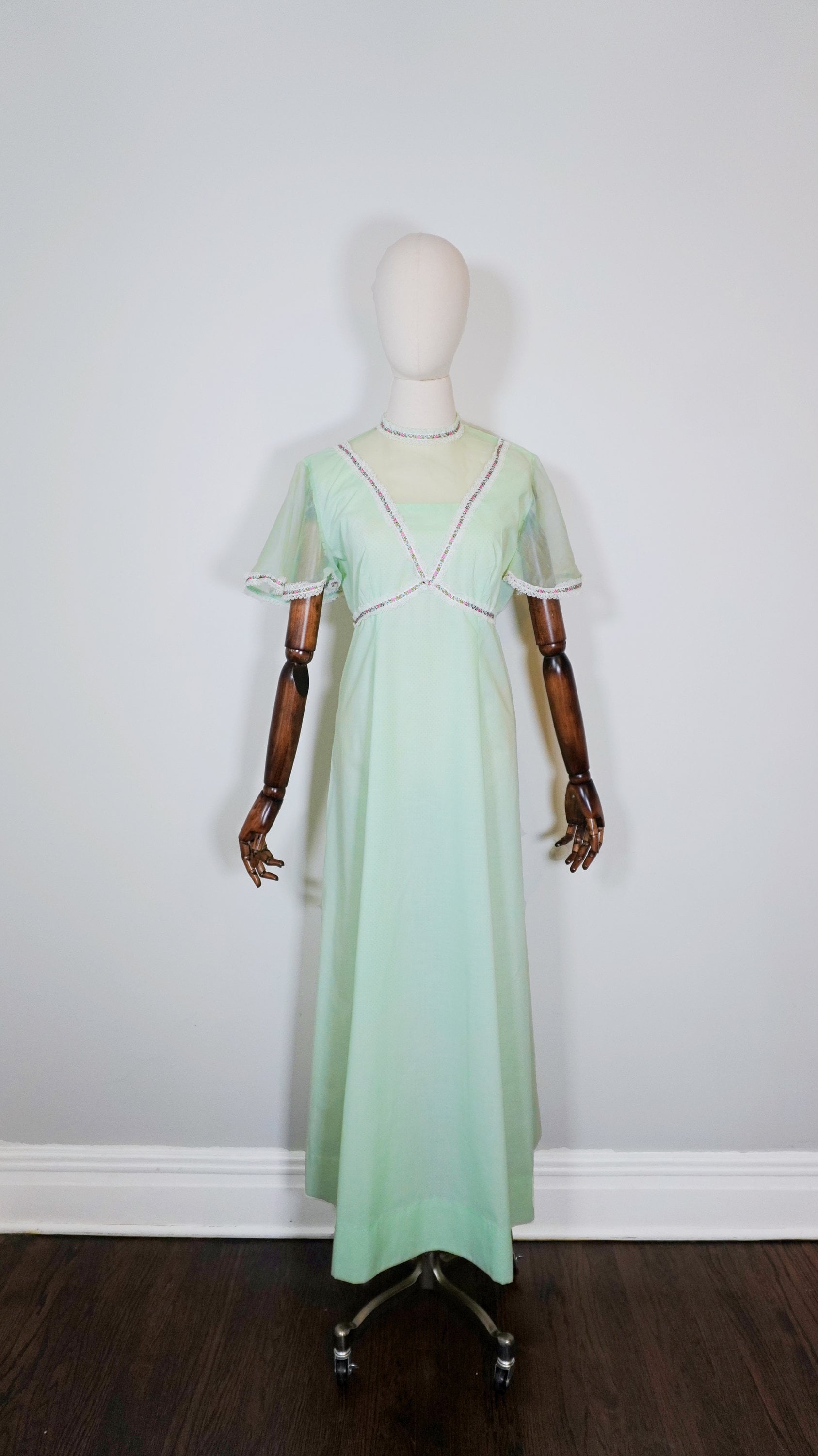 Green Bardot Dress - Etsy