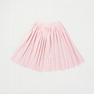 13&quot; WAIST - 1950s Light Pink Circle Cotton Skirt - True Vintage 50s Mid Century Fashion - Fifties VTG