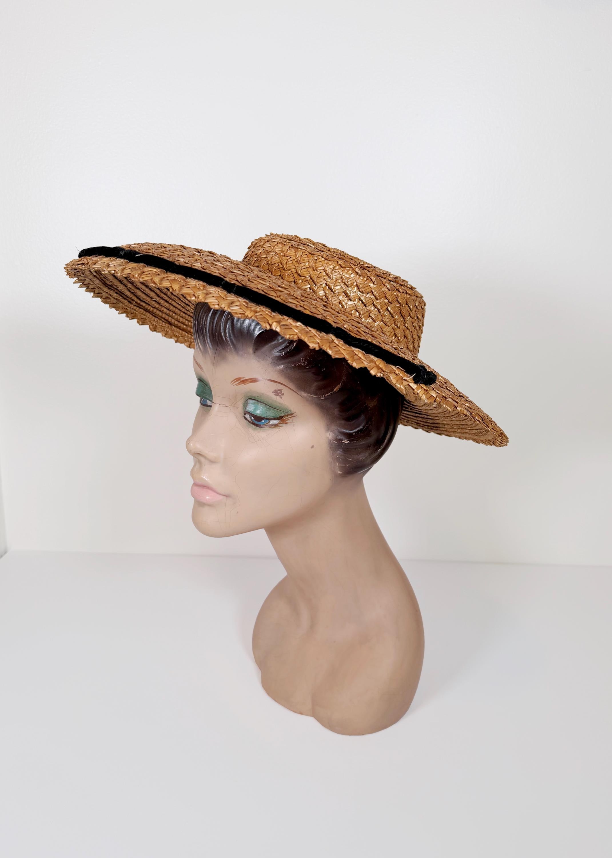 Vintage A Hat Box Model Turban Hat Orange Brown Grey Striped Knotted Mid Century 1950s Vintage Hat Boxes for sale - eBay main image 2