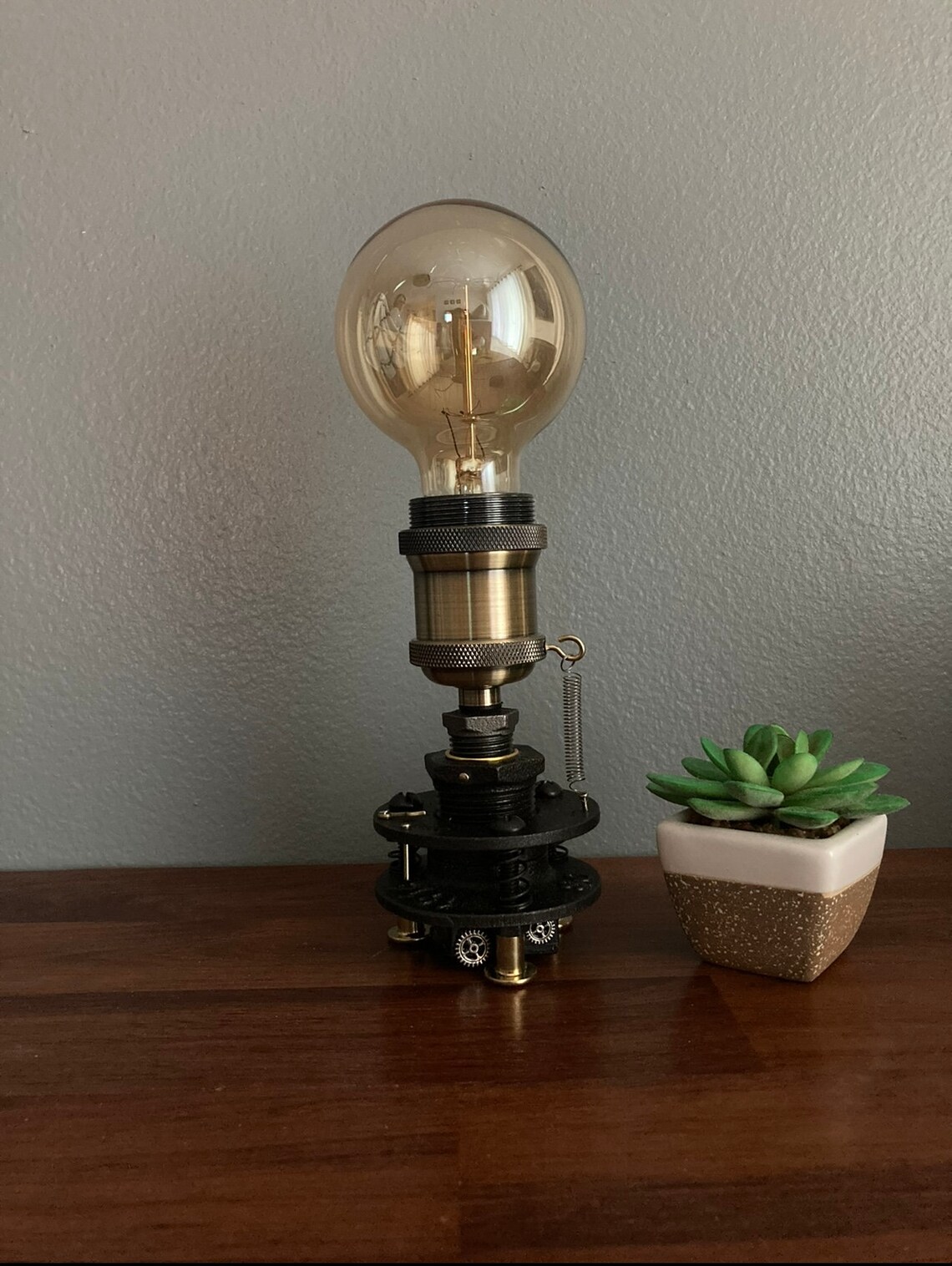 The MINIMAL Touch Touch Activated Lamp Steampunk Lamp Etsy