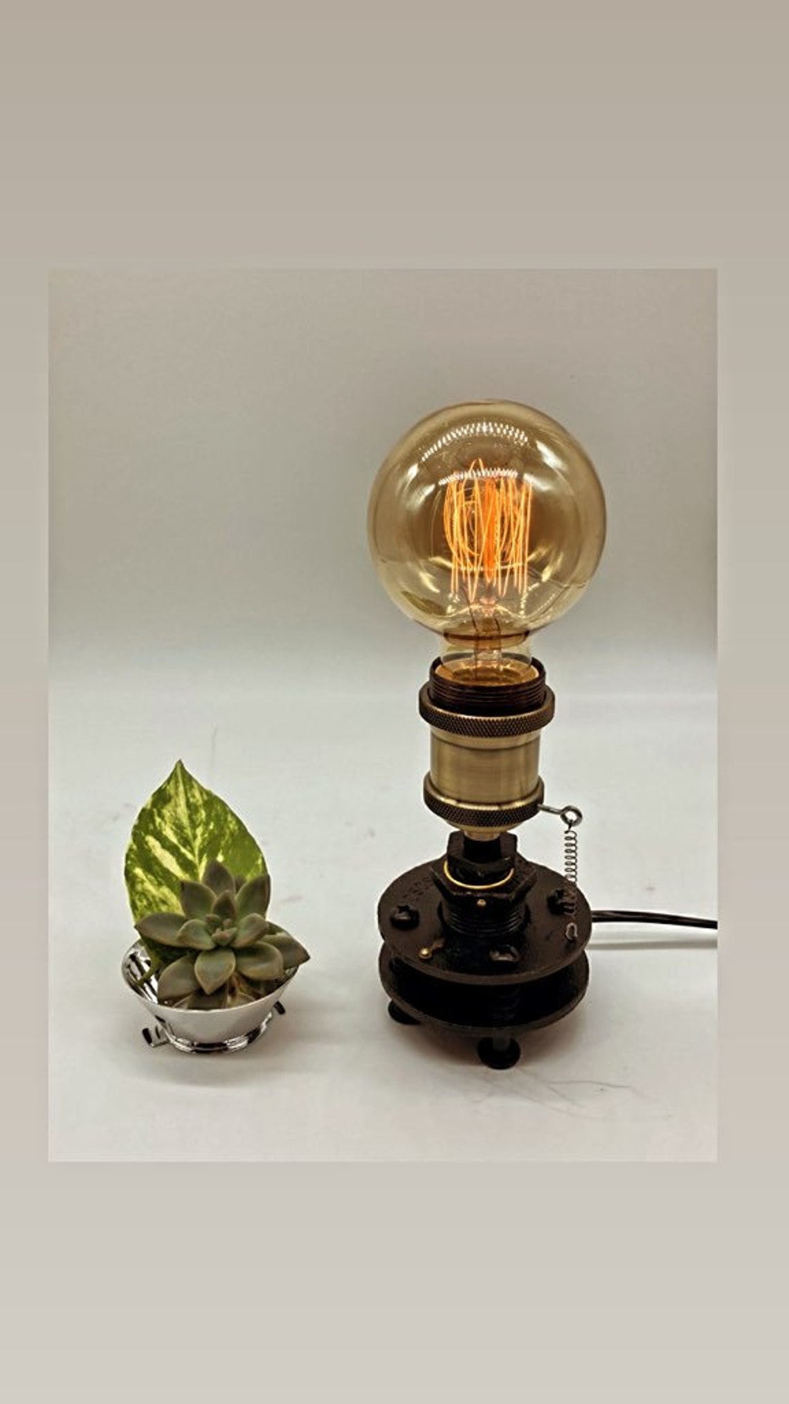 The MINIMAL Touch Touch Activated Lamp Steampunk Lamp Etsy