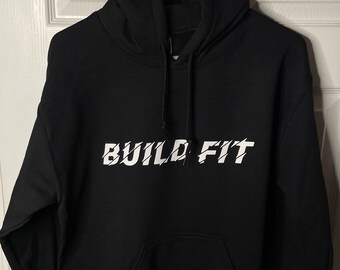 Zwarte BUILD FIT-hoody