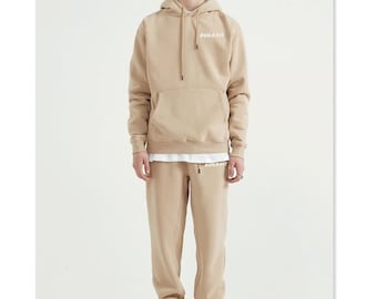 Bruine 'Go The Extra Mile' BUILD FIT jogging-/hoodieset