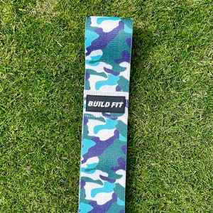 Teal Camo BUILD FIT Resistance Band