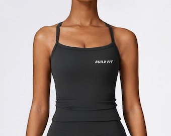 Zwart BUILD FIT cami-topje