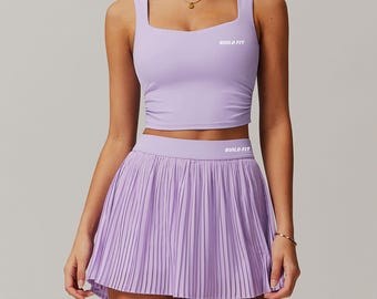 Light Purple BUILD FIT Tennis Outfit