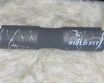 Gray Marble BUILD FIT Barbell Pad
