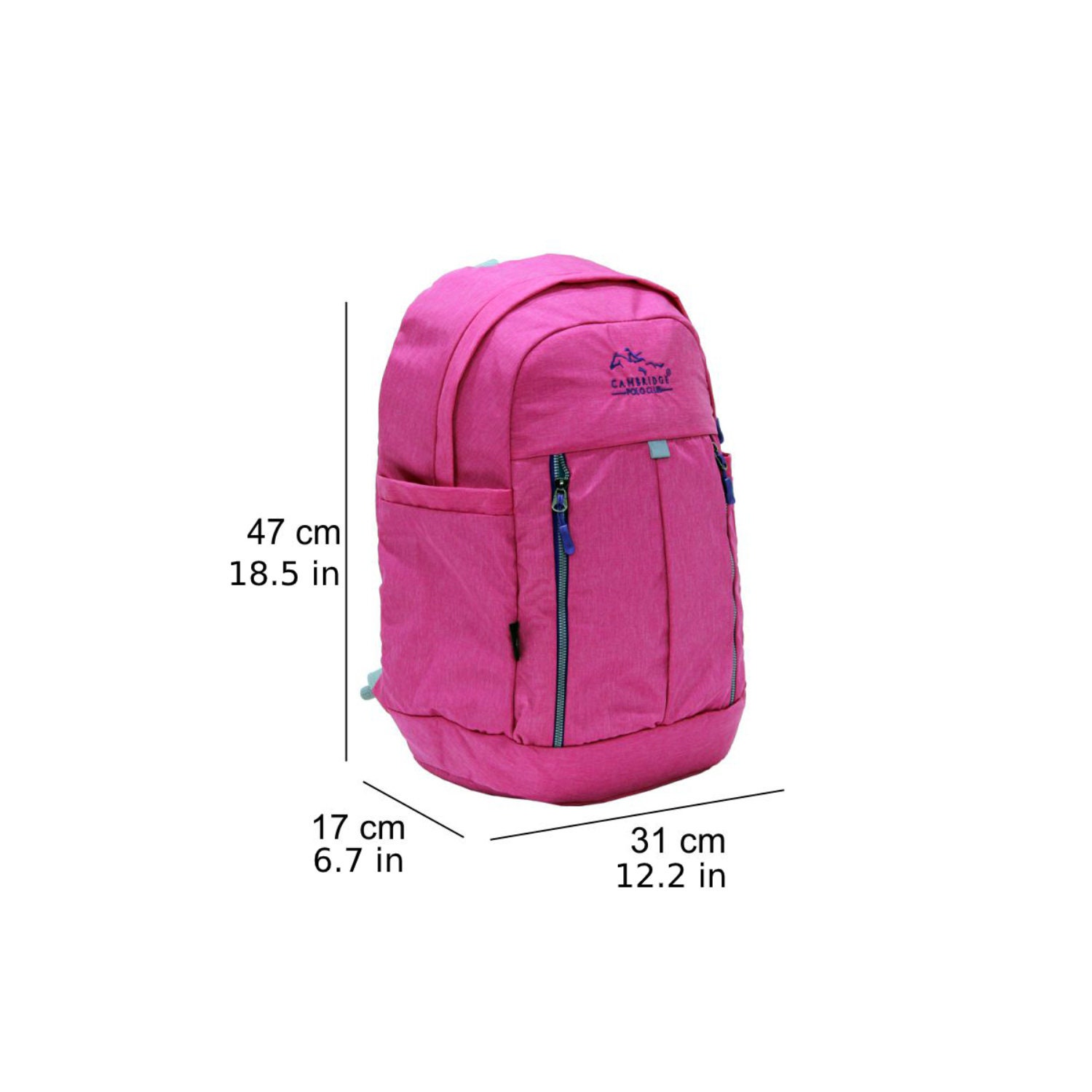 Cambridge Polo School Backpack, College Bookbag, Durable Laptop Bag