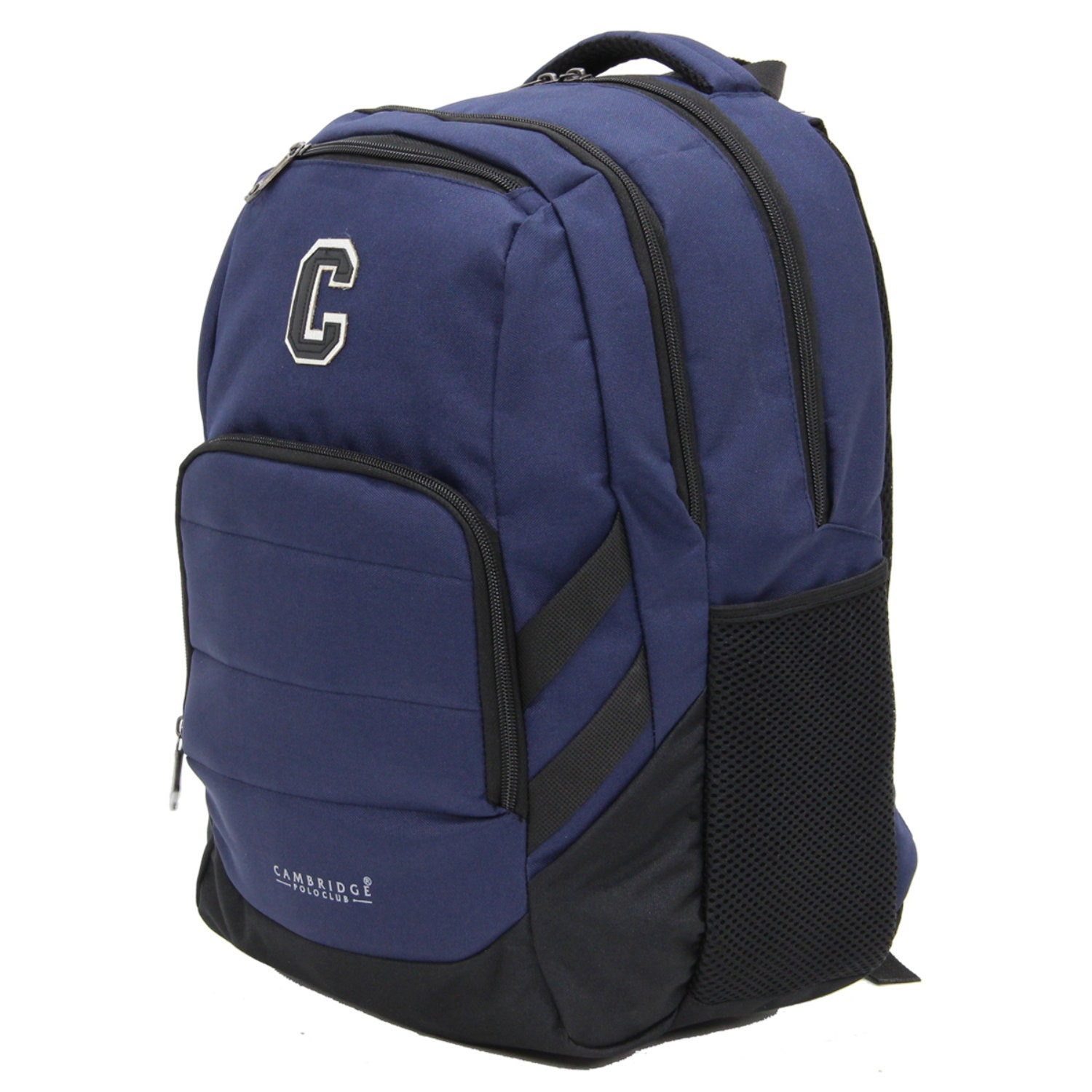 Cambridge Polo School Backpack, College Bookbag, Durable Laptop Bag