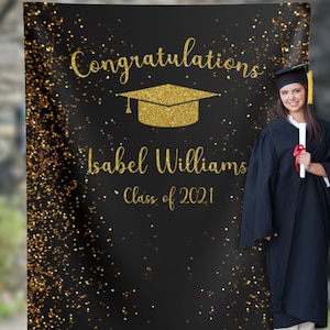 Graduation Backdrop Graduation Decorations 2023 Graduation Photo Backdrop